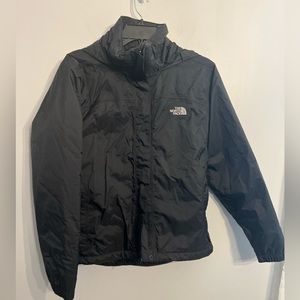 The North Face‎ Womens Black Long Sleeve Full Zip Hooded Parka Coat Jacket S